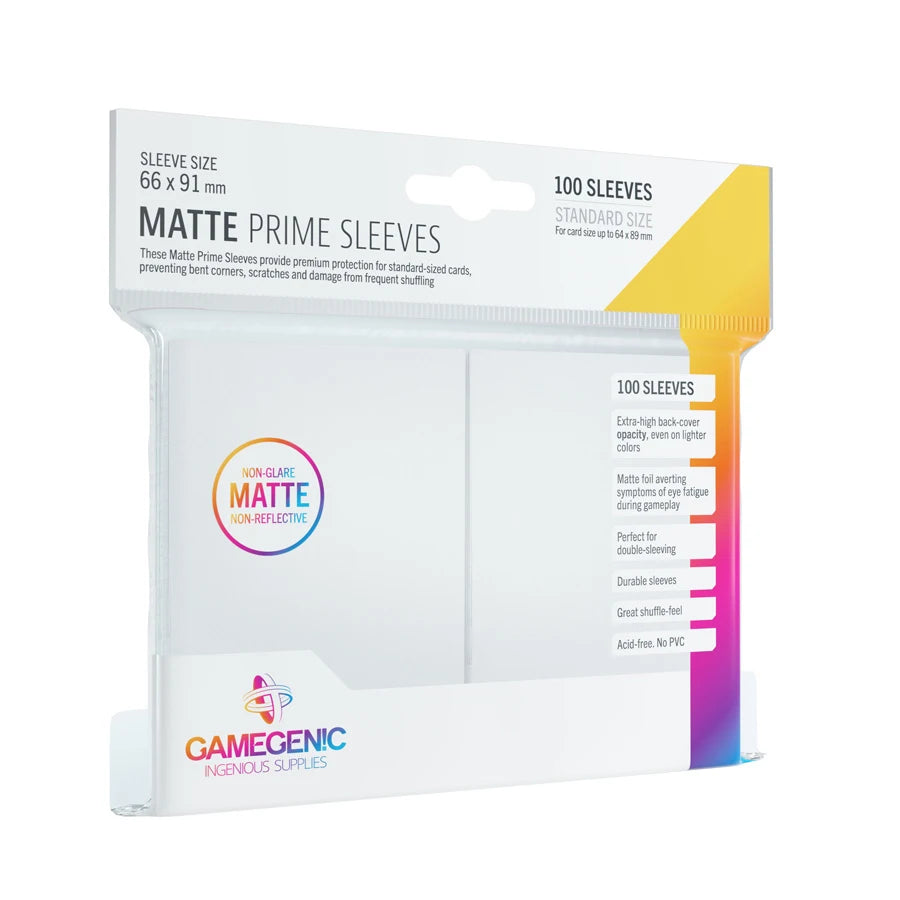 Matte PRIME Sleeves 100 Stück, Standardgröße