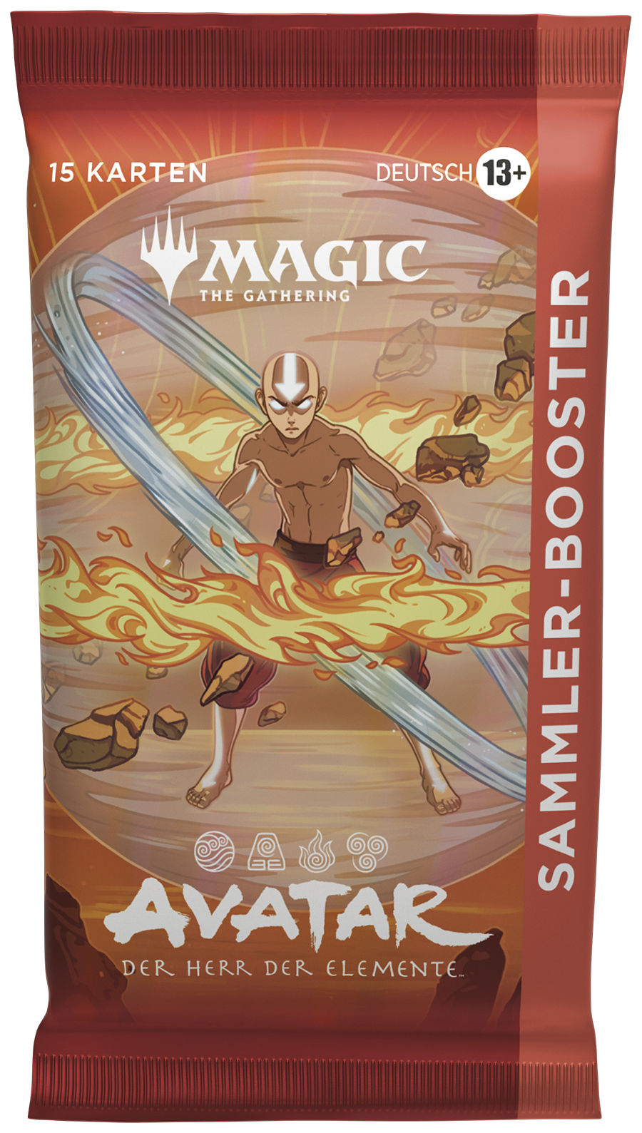 Magic: The Gathering Sammler-Booster – Avatar: Der Herr der Elemente (Deutsch) mit Foils, Neontinte & Borderless-Karten