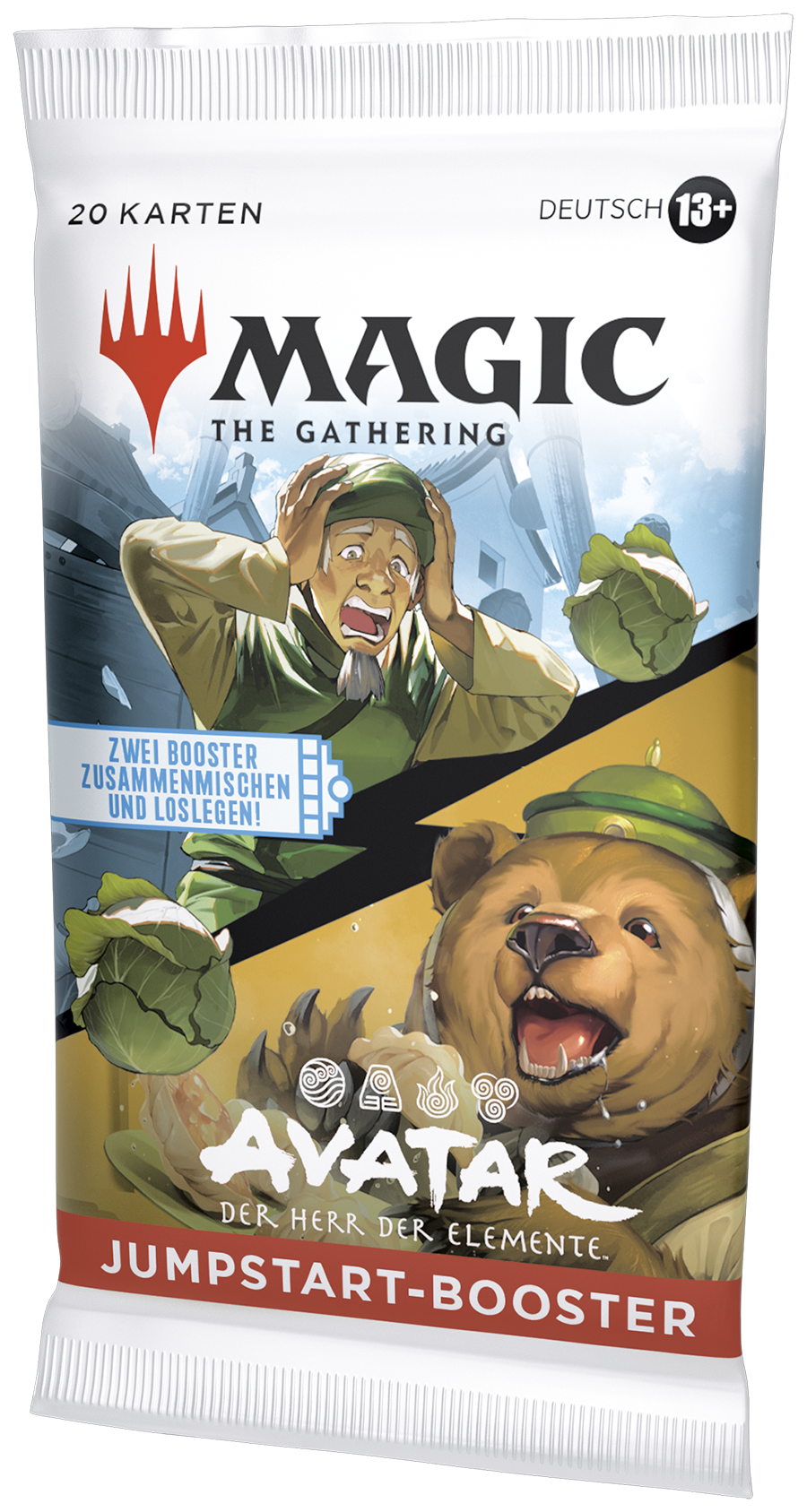 Magic: The Gathering Jumpstart Booster – Avatar: Der Herr der Elemente (Deutsch) mit 20 Karten, sofort spielbereit