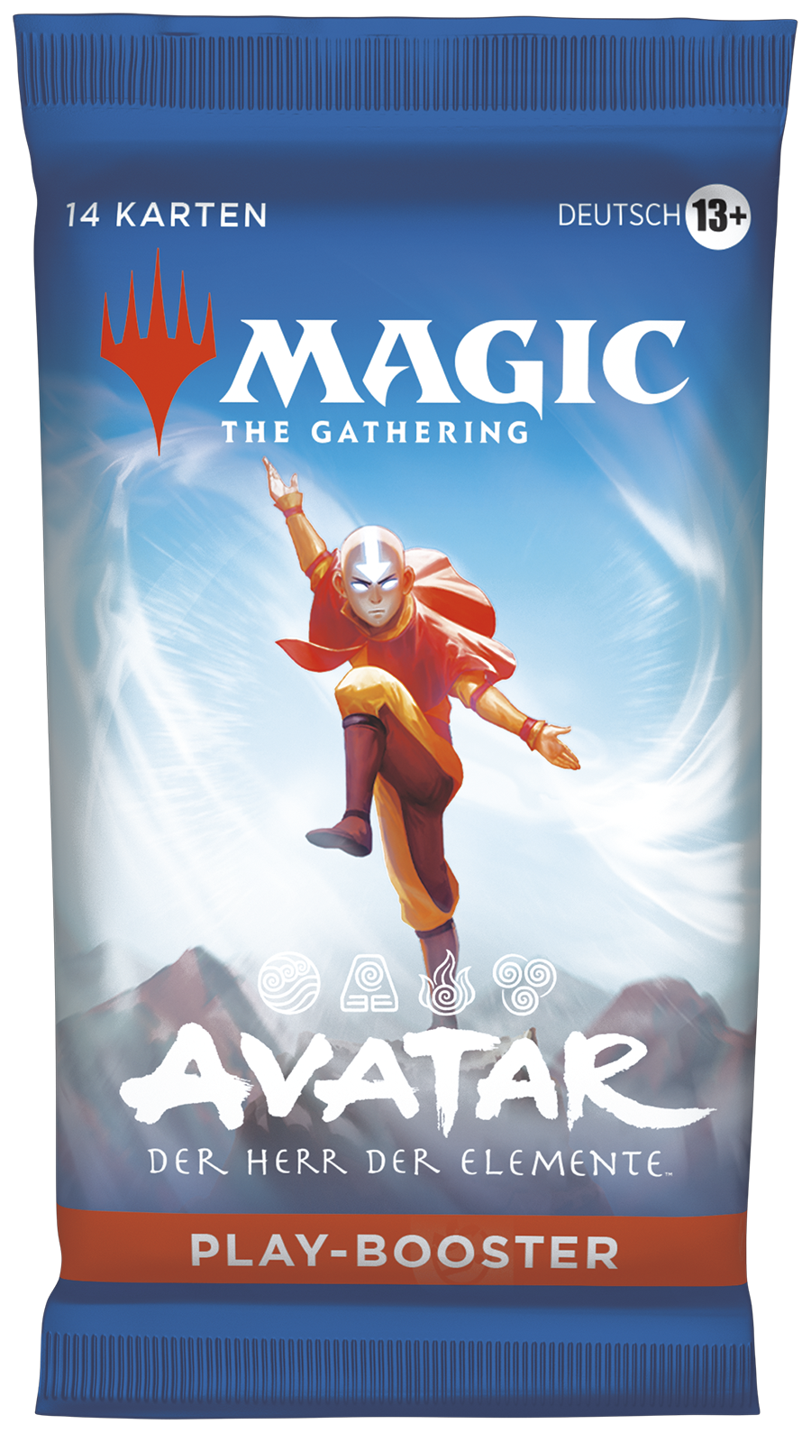 Magic: The Gathering Play Booster – Avatar: Der Herr der Elemente (Deutsch) mit 14 Karten, darunter mindestens 1 Foil