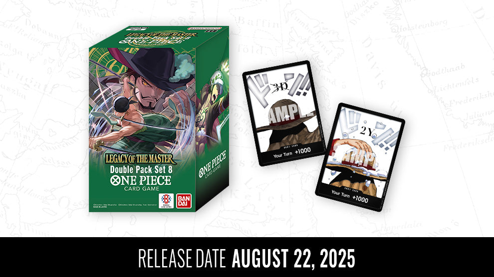 One Piece Card Game Double Pack Vol.8 (DP-08) mit 2 OP-12 Boostern, DON!! Karte & Kartenhüllenverpackung – offizielles Release August 2025