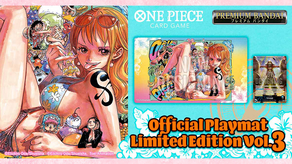 Premium Bandai Playmat Limited Edition Vol.3 mit Nami – hochwertige Lizenz-Playmat