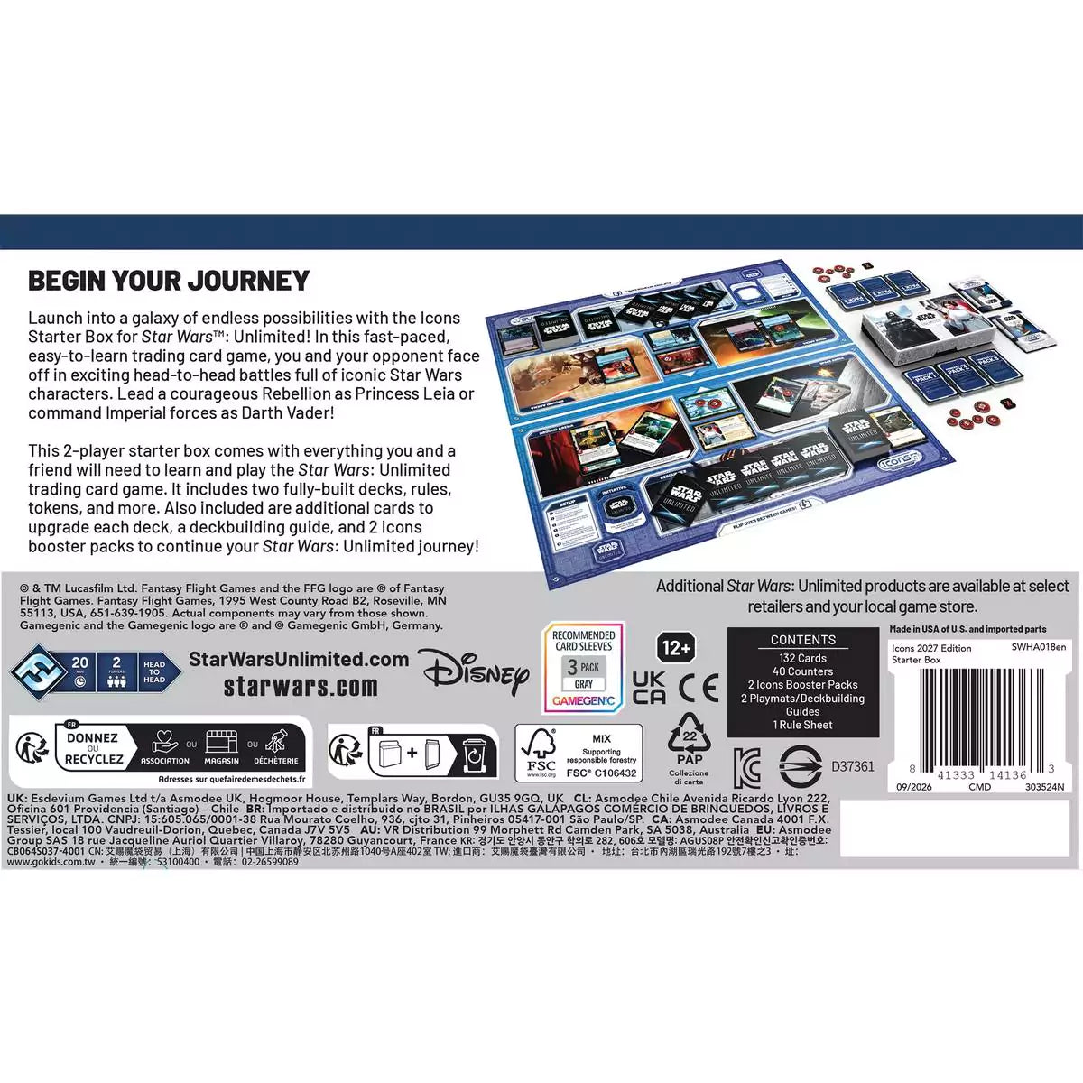 Star Wars: Unlimited – Icons Starter Box ENG