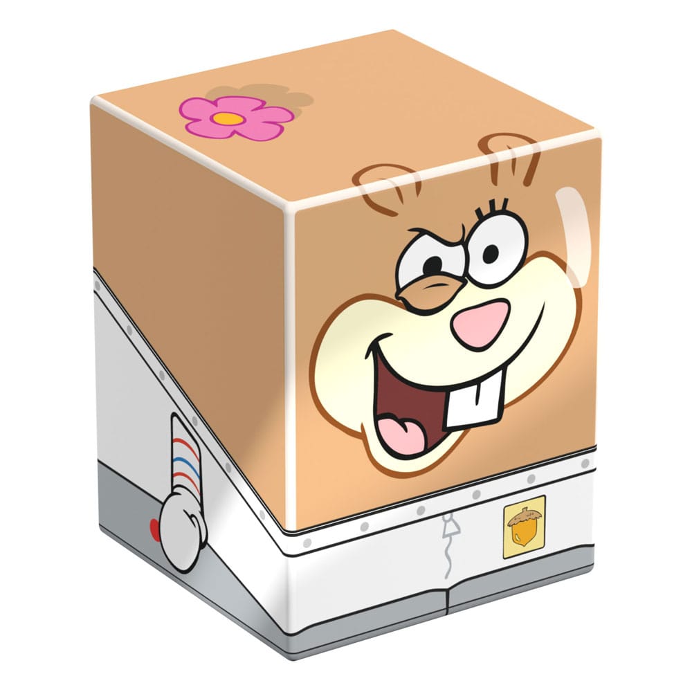 Squaroes SB007 – Sandy Cheeks Deckbox aus der SpongeBob SquarePants™-Kollektion. Platz für 100 Karten, nachhaltig und sammelbar.
