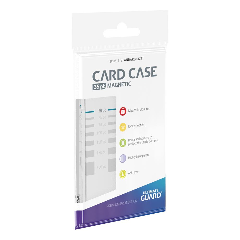 Ultimate Guard Magnetic Card Case – 35 pt. Magnetverschluss, UV-Schutz & schwebende Ecklagerung für Standardkarten