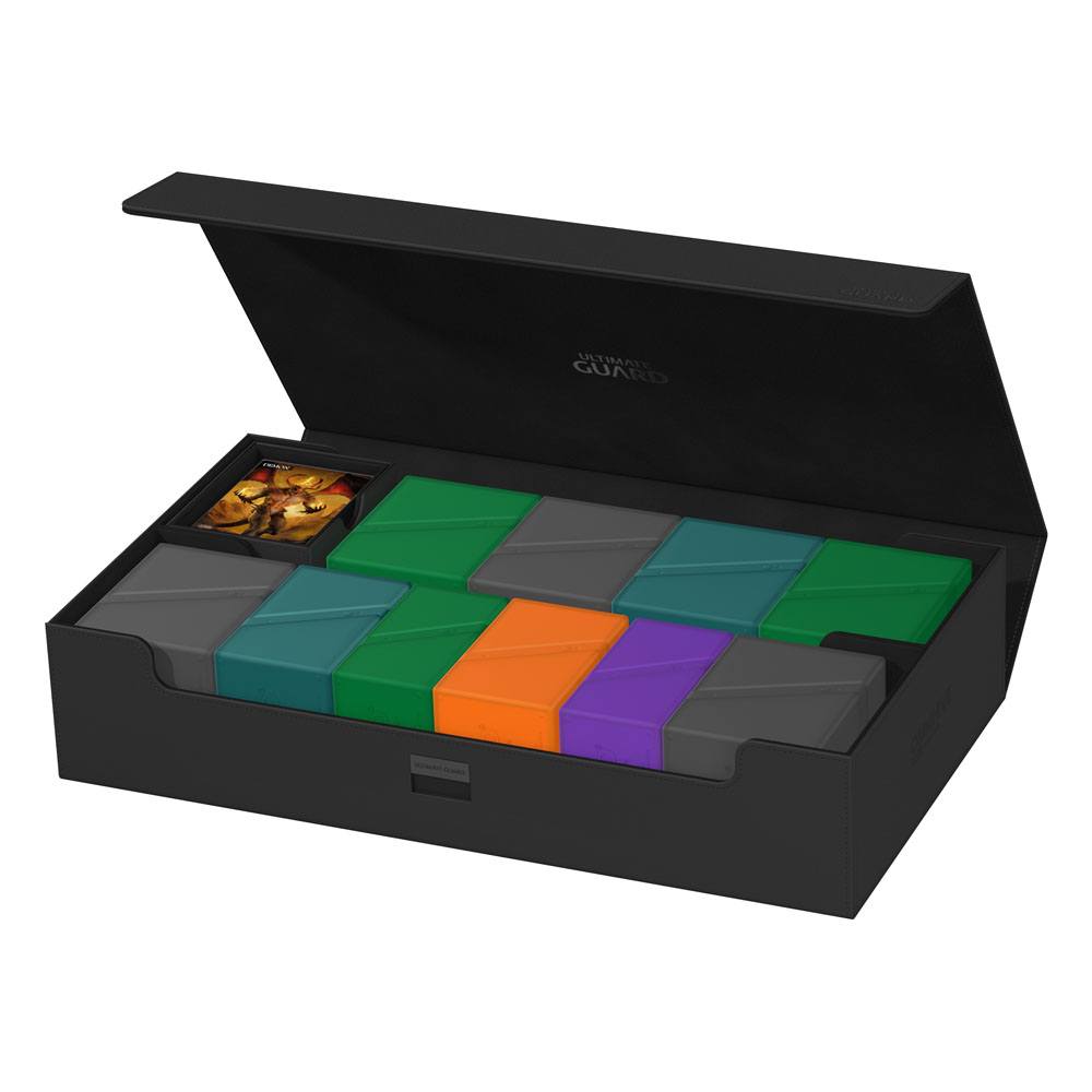 Ultimate Guard Omnihive 1000+ XenoSkin – Kartenaufbewahrungsbox für 1000+ Karten, mit Zubehörfächern & XenoSkin-Material