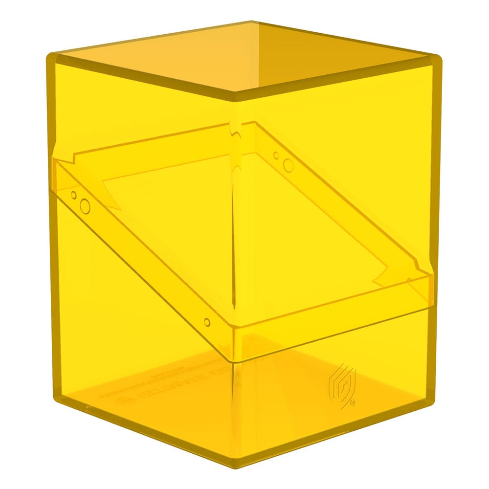 Ultimate Guard Boulder 100+ – transparente Deckbox für 100 doppelt gesleevte Karten, klarer Kunststoff, sicherer Verschluss, kombinierbar mit Arkhive